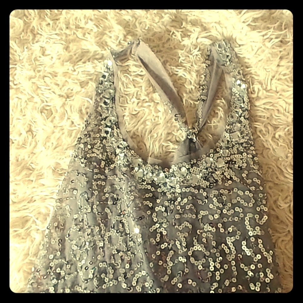 Sequined Tank Top